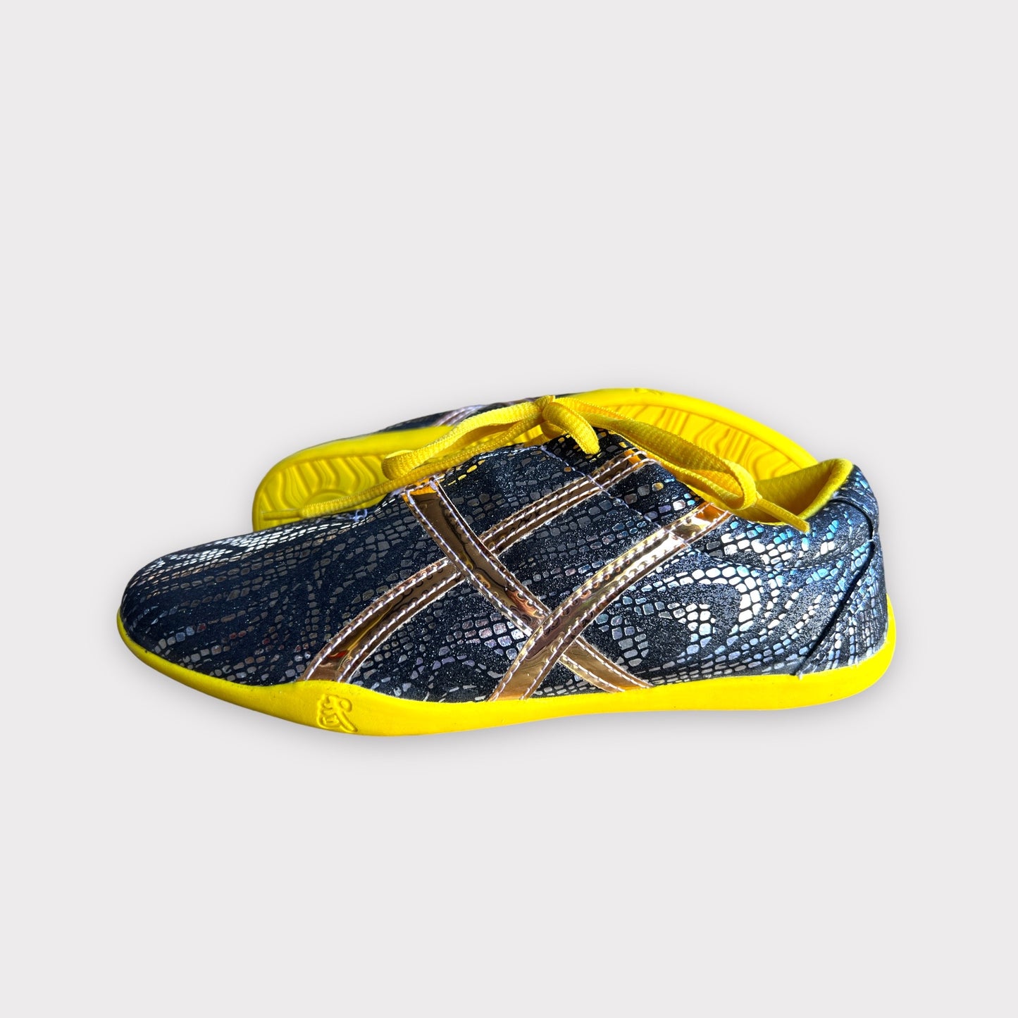 Metallic Black High Performance Wushu Shoes