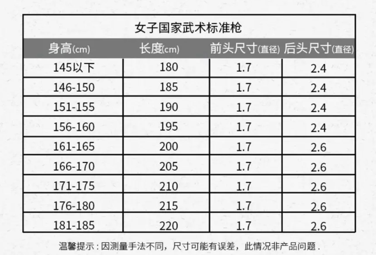 DaYe Competition Spear 大業亨通競賽槍