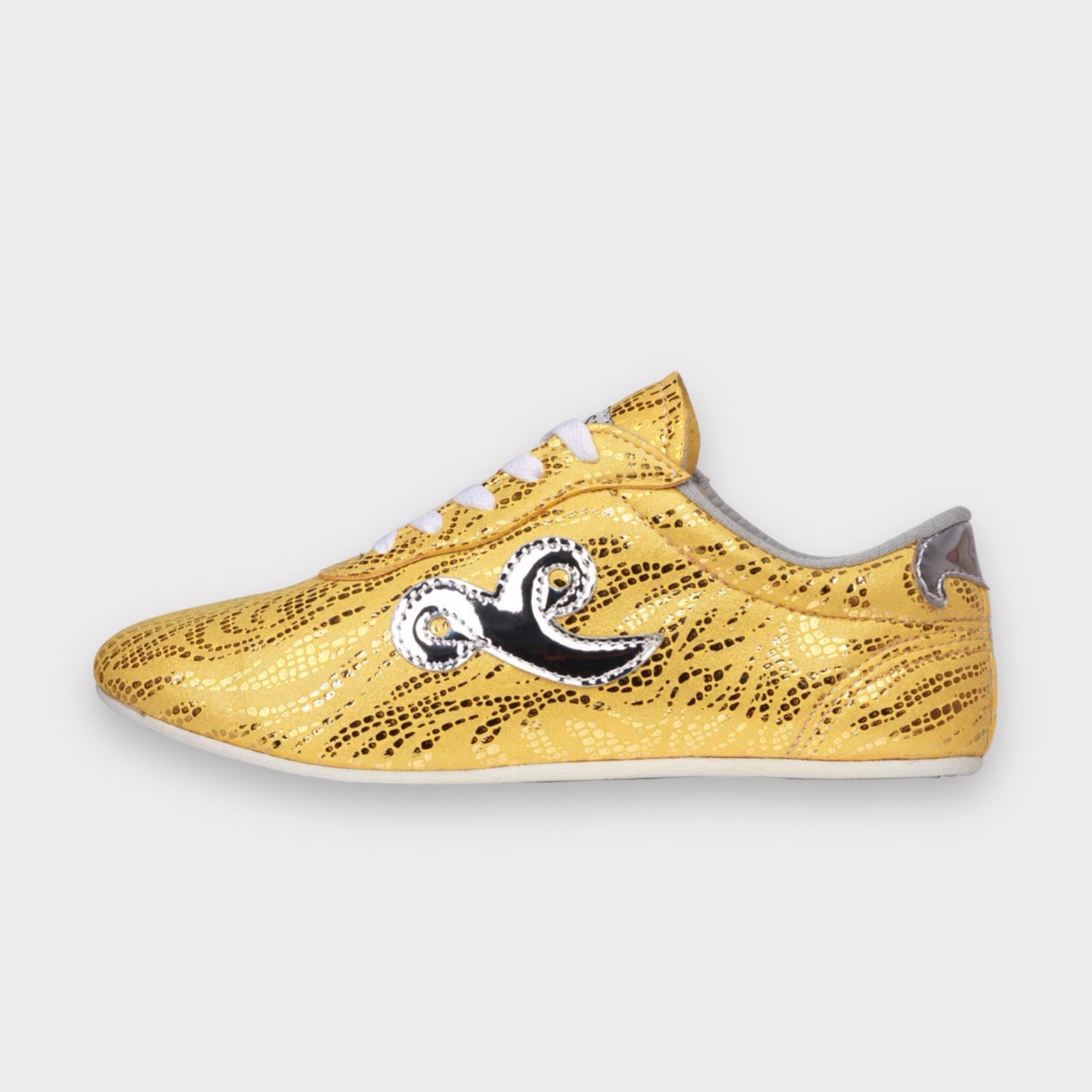 Metallic Yellow Budo Saga Kung Fu Shoes