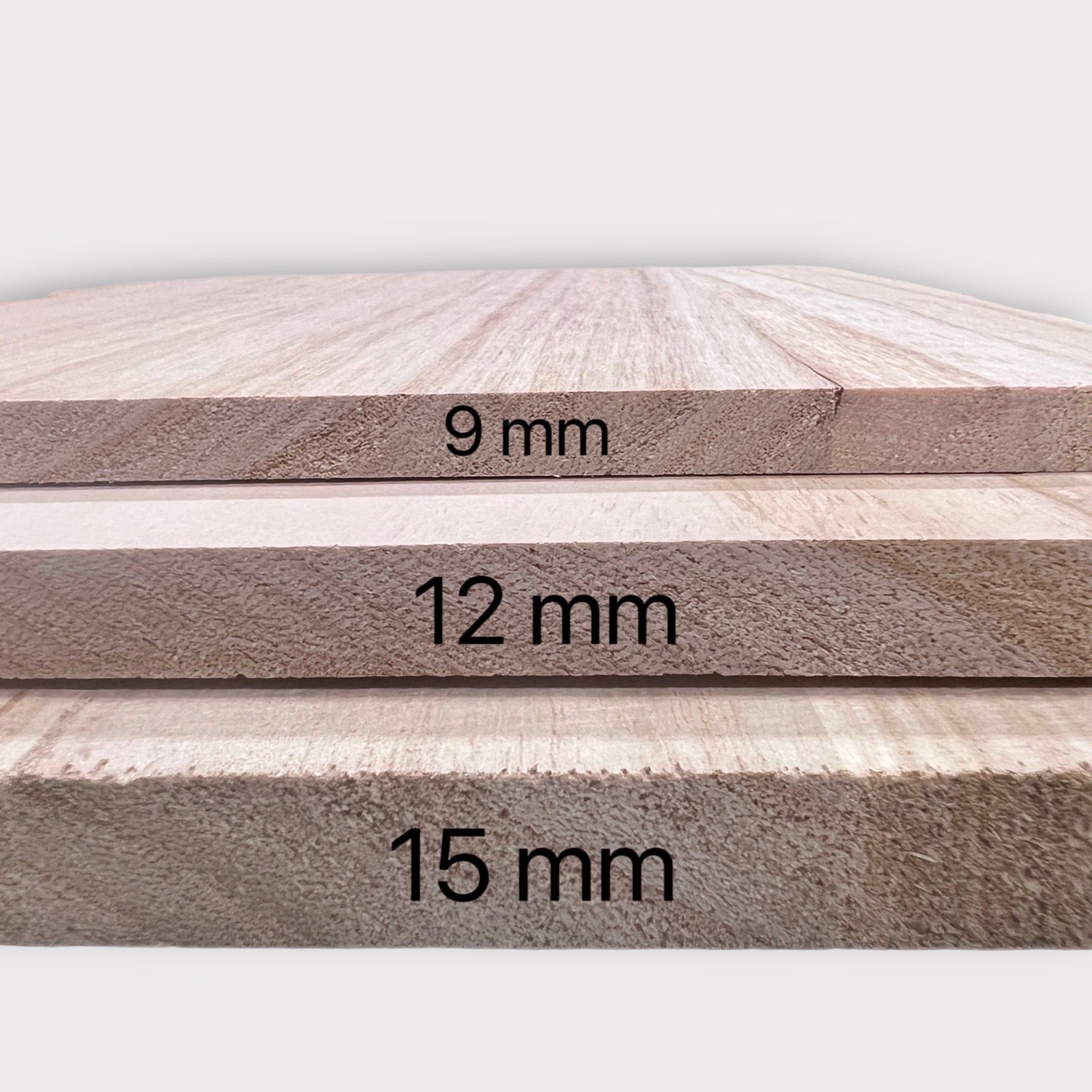 Tiger Claw Wood Breaking Boards - 12mm Thickness Paulownia Boards For Martial Arts (4 Pack)
