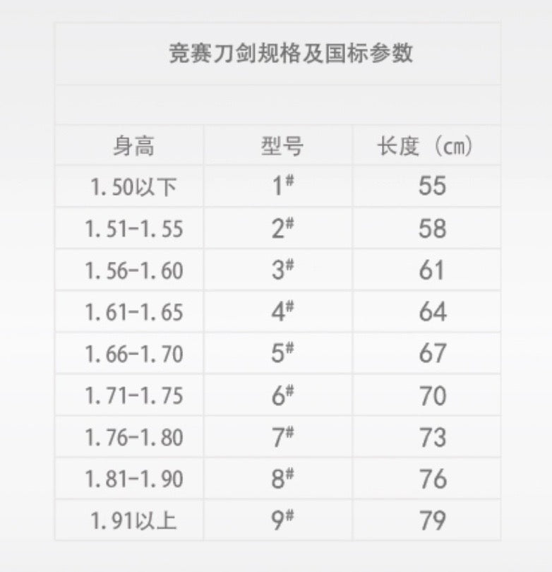 DaYe Competition Southern Broadsword (Nan Dao) 大業亨通競賽南刀