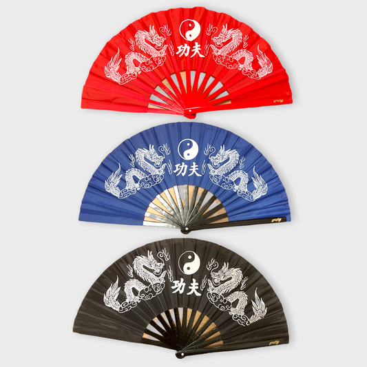 13" Kung Fu Bamboo Fan 功夫扇