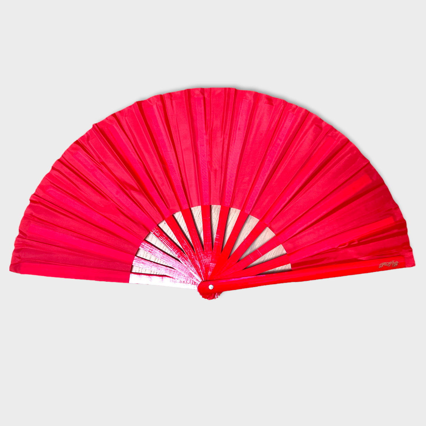 13" Red Fan 無字扇